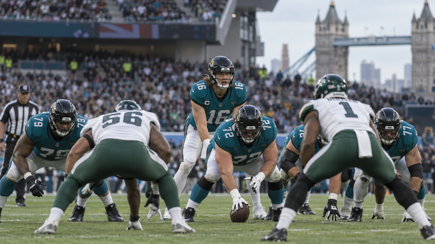 Džeksonvil i Filadelfija igraju NFL utakmicu u Londonu