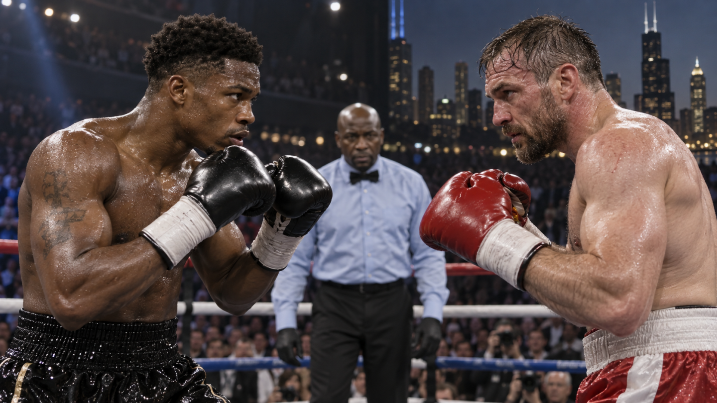 Floyd Šofild i Lukas Bahdi u borbi za WBA titulu
