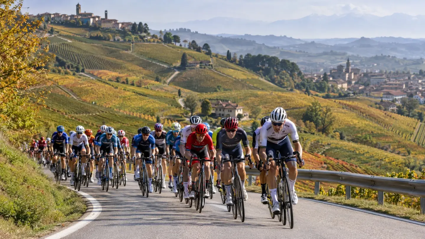 Peloton Gran Pijemonte trke među vinogradima