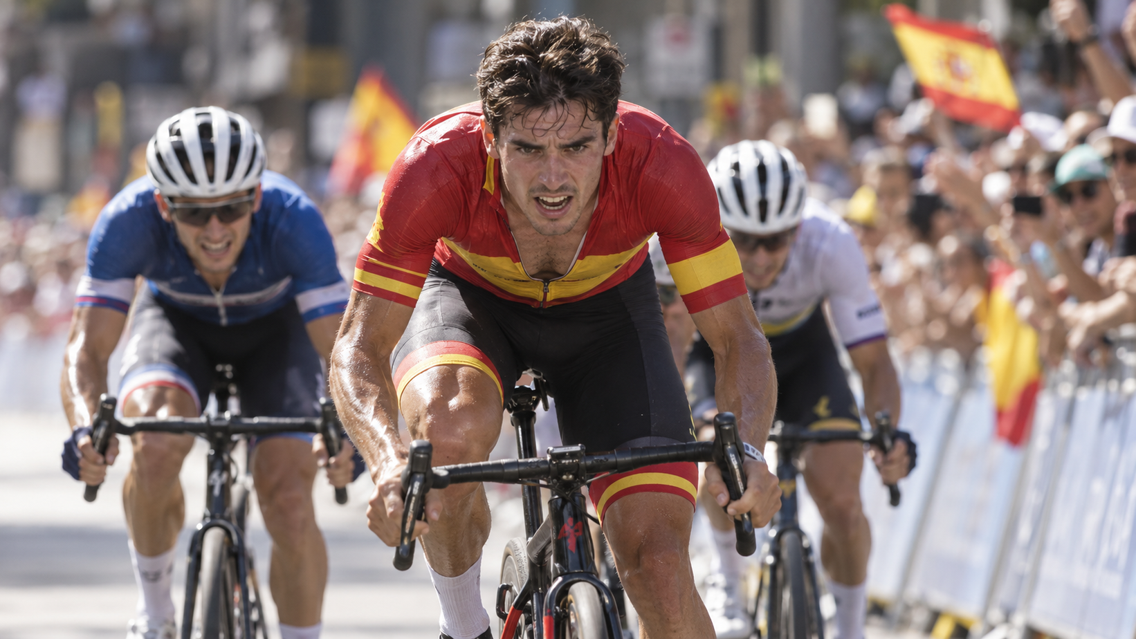 Završni sprint etape Trke kroz Langkavi
