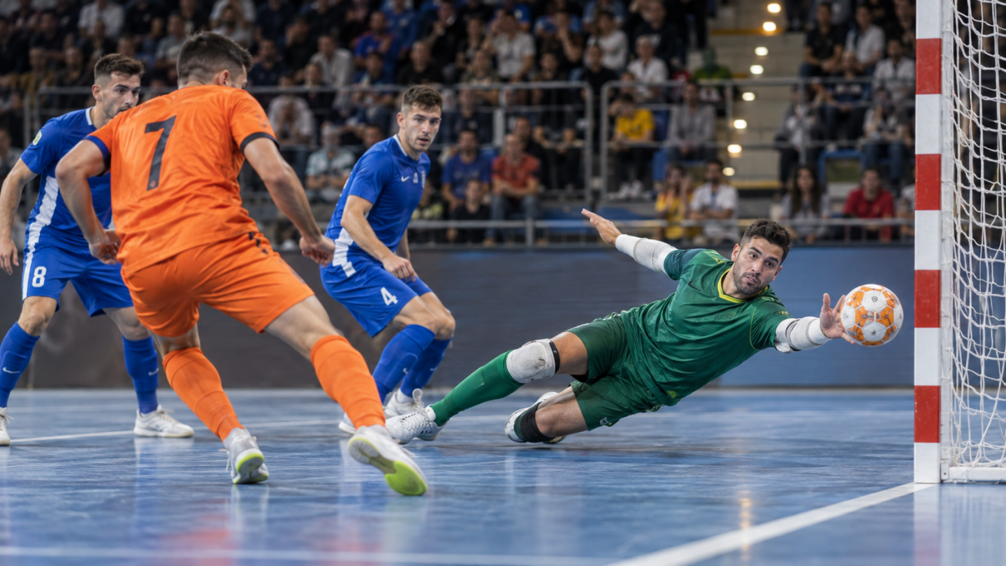 Golman brani udarac u španskoj Drugoj futsal ligi