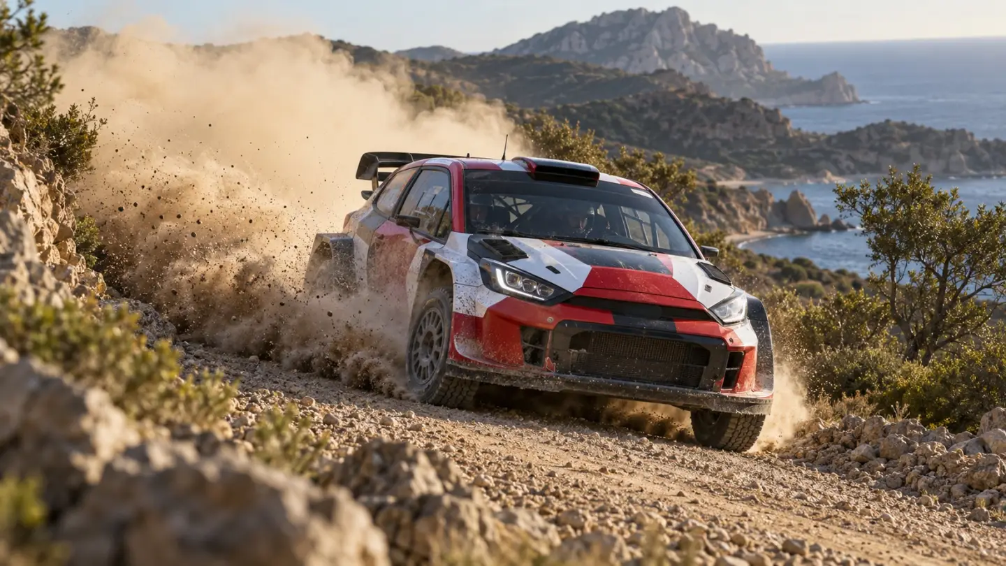 Elfin Evans juri ka prvoj WRC tituli na Sardiniji