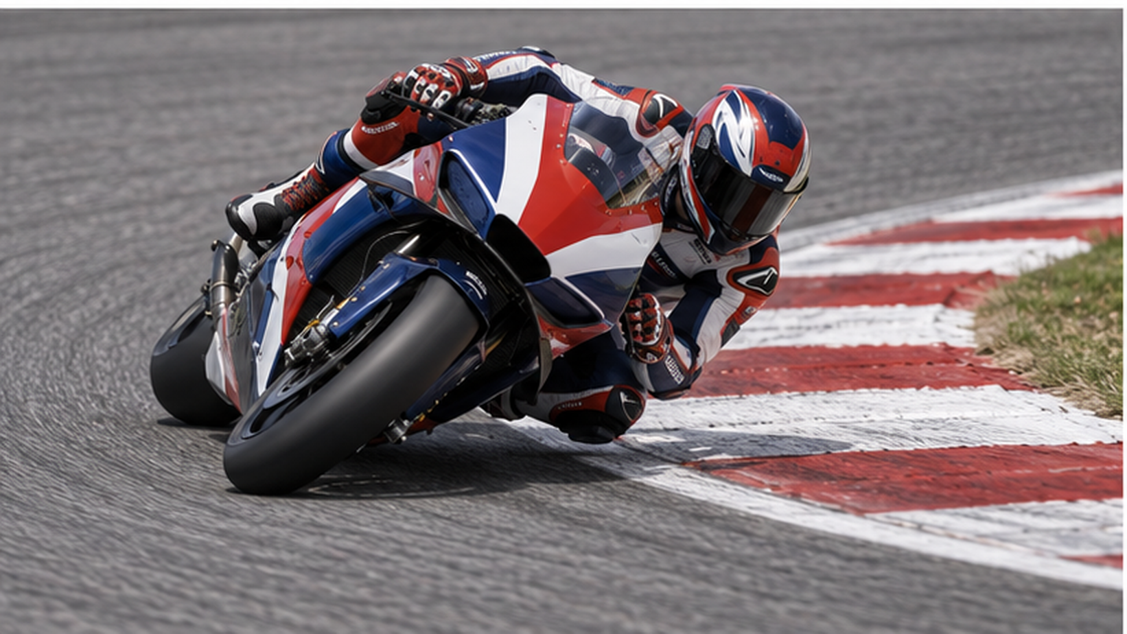 AI ilustracija: Hondin motocikl prolazi kroz brzu krivinu