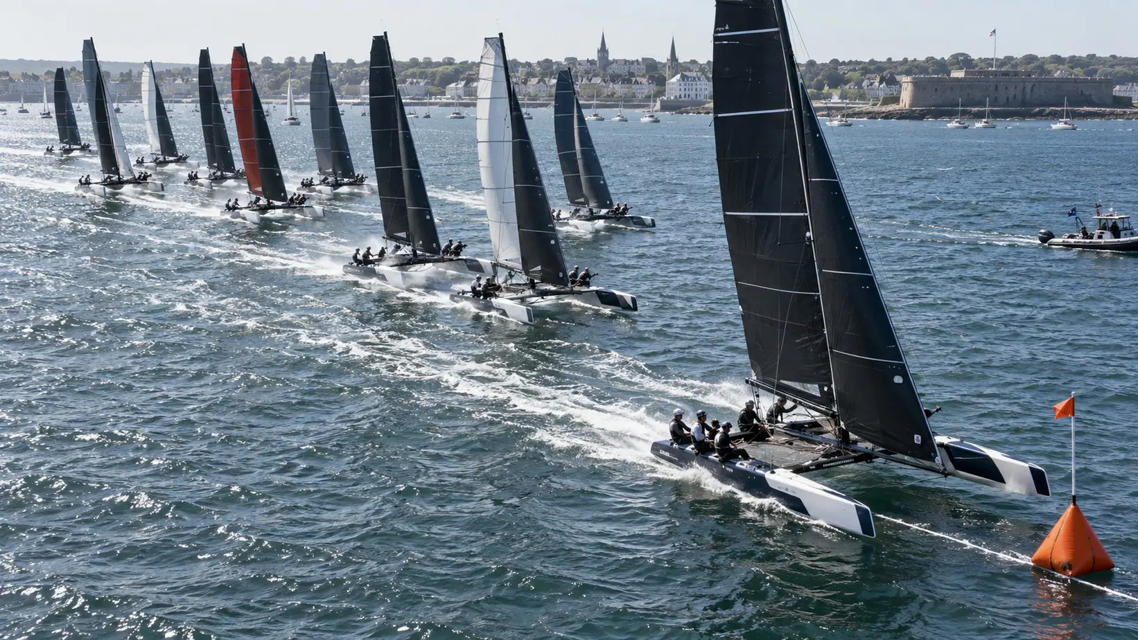 Start flote M32 katamarana u Njuportu