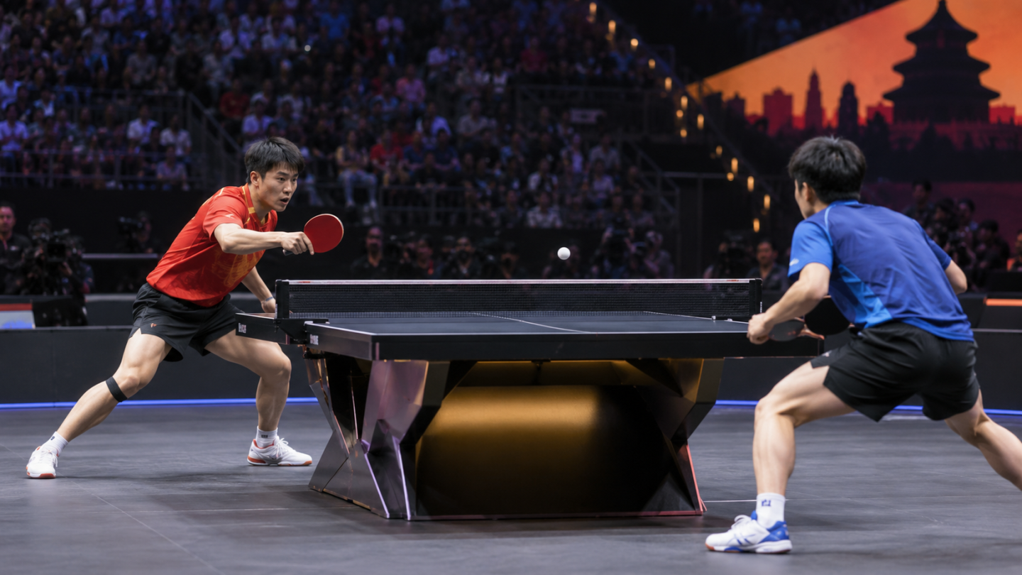 Meč prvog kola China Smash turnira u Pekingu