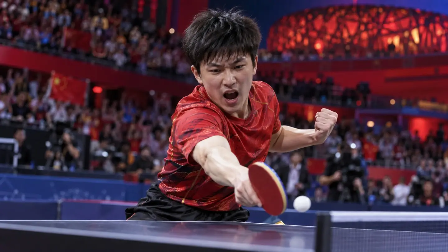 Tomokazu Harimoto napada forhendom u Pekingu