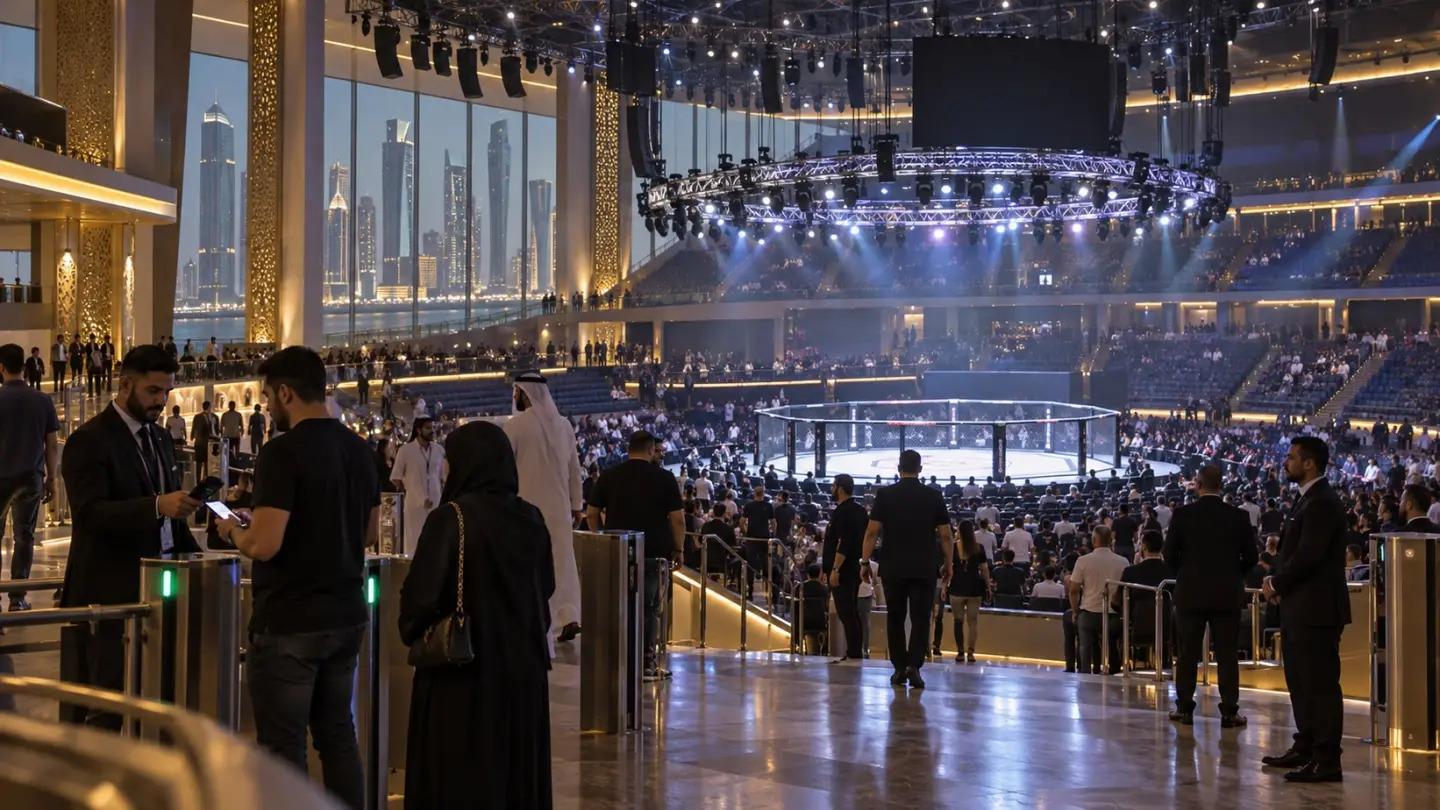 Arena u Dohi pripremljena za UFC priredbu