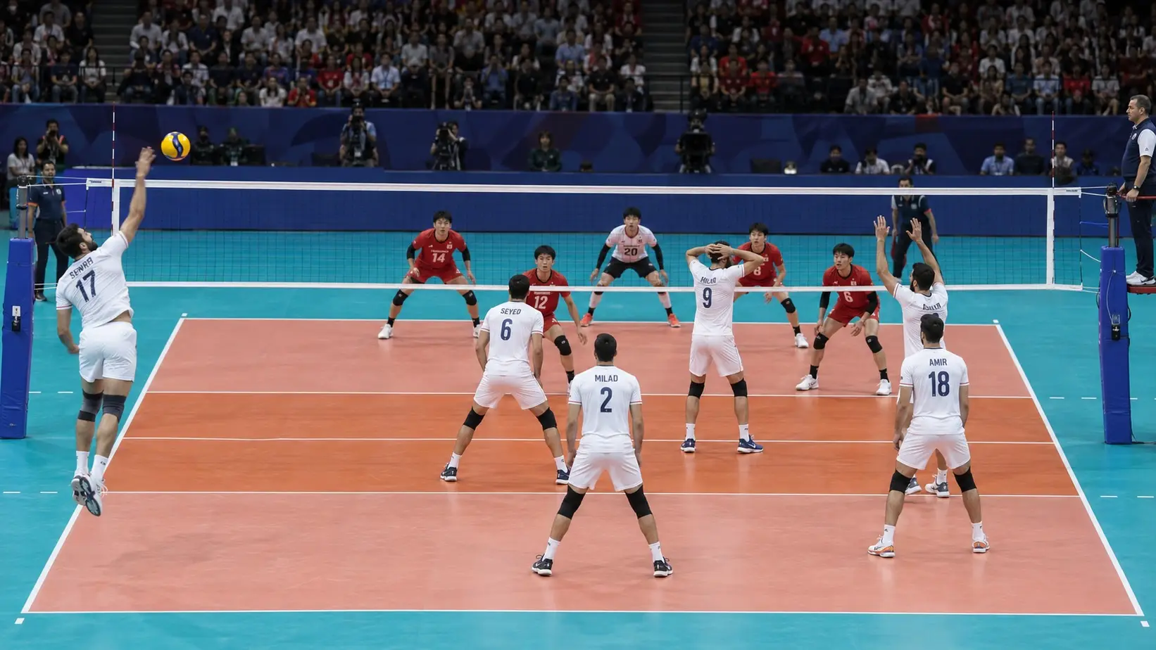 Japan prima iranski servis u finalu odbojke