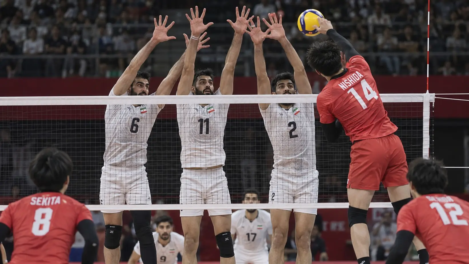 Iranski blok zaustavlja napad Japana u četvrtom setu